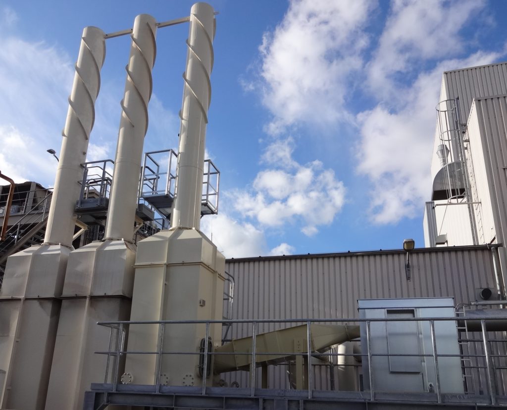 AQUAFIL mist elimination plant Aquafil